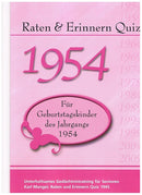 1954 Raten und Erinnern - Quiz