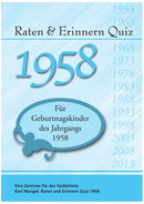 1958 Raten und Erinnern - Quiz