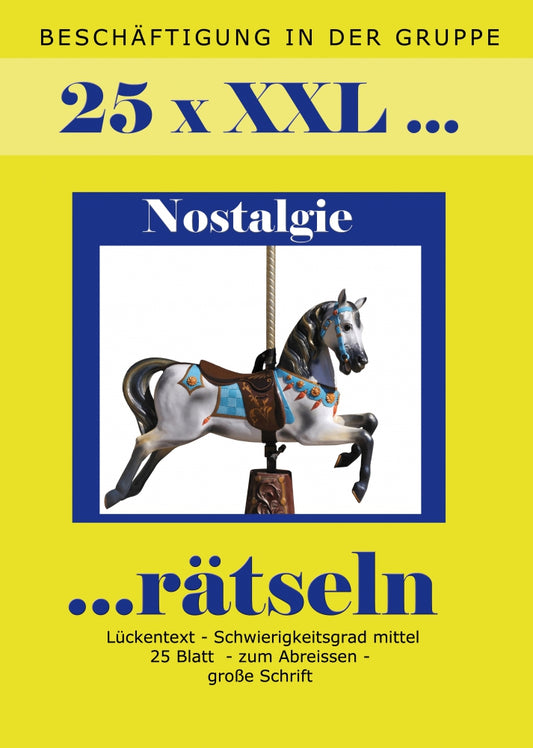 XXL- Rätselblock Nostalgie