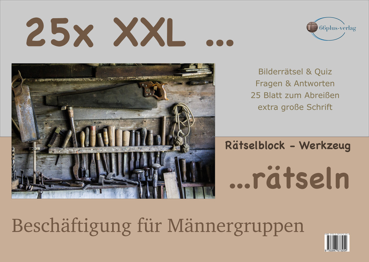 XXL - Rätselblock-  Werkzeug